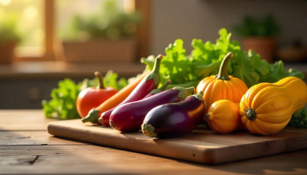 Beautifully plated Japanese vegetable dish with a call-to-action overlay, inviting readers to try the recipes and explore more culinary delights. vegetables japanese recipe